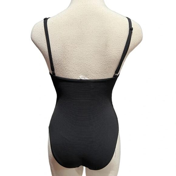 WILO The Label Black/White Color block  One Piece Swimsuit Size S NWT - Picture 4 of 7